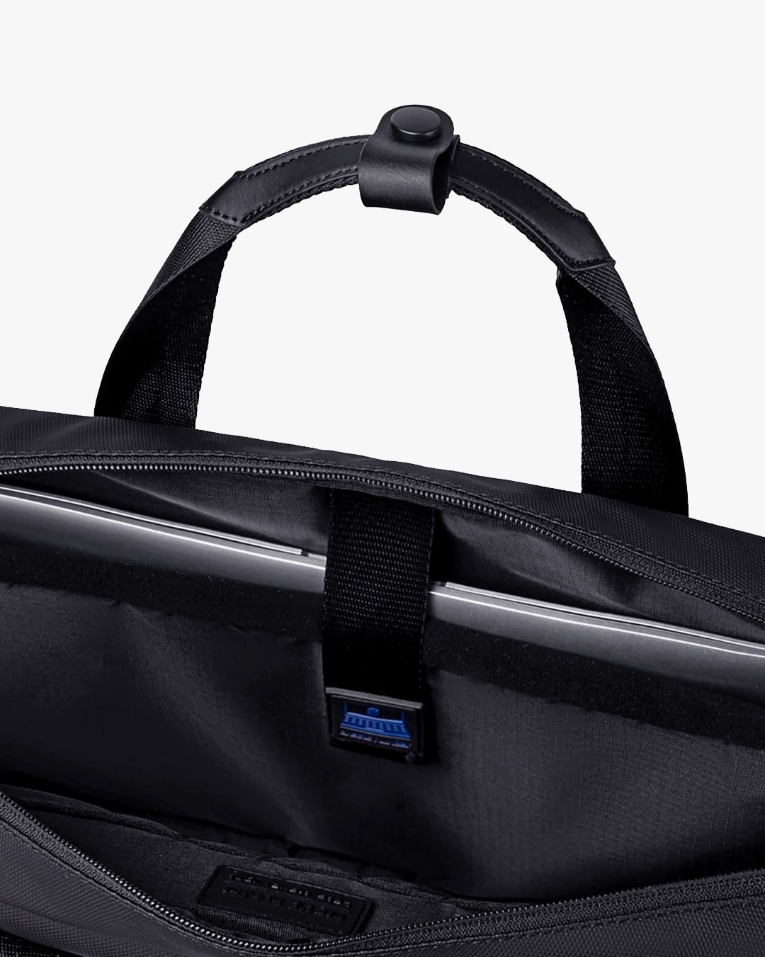 interior pasta nexor organizado dois compartimentos zíper porta caneta bolso celular divisória documentos pasta multifuncional completa