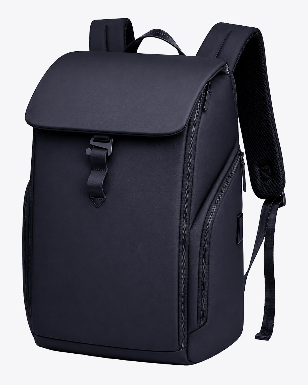 mochila executiva versalles levatte preta 39 litros oxford usb lateral hydroshield notebook 15.6 externo acesso rápido travelfit design minimalista masculina premium elegante