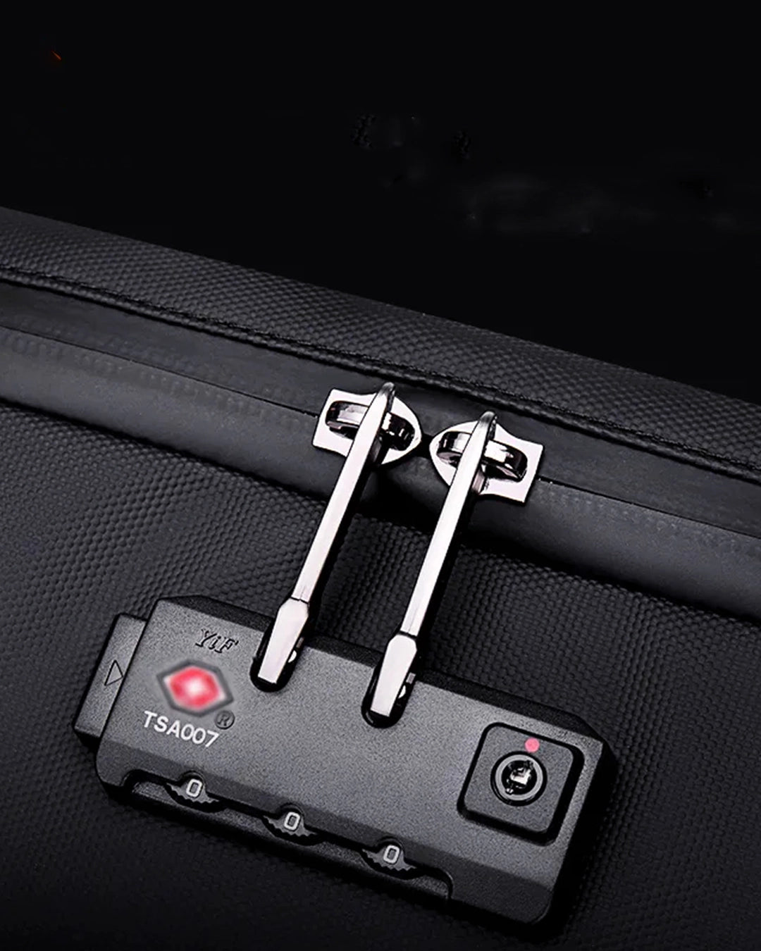 trava tsa007 certificada 3 dígitos pro hunter aeroportos internacionais senha pessoal ninguém abre sem autorização proteção máxima mochila executiva segura