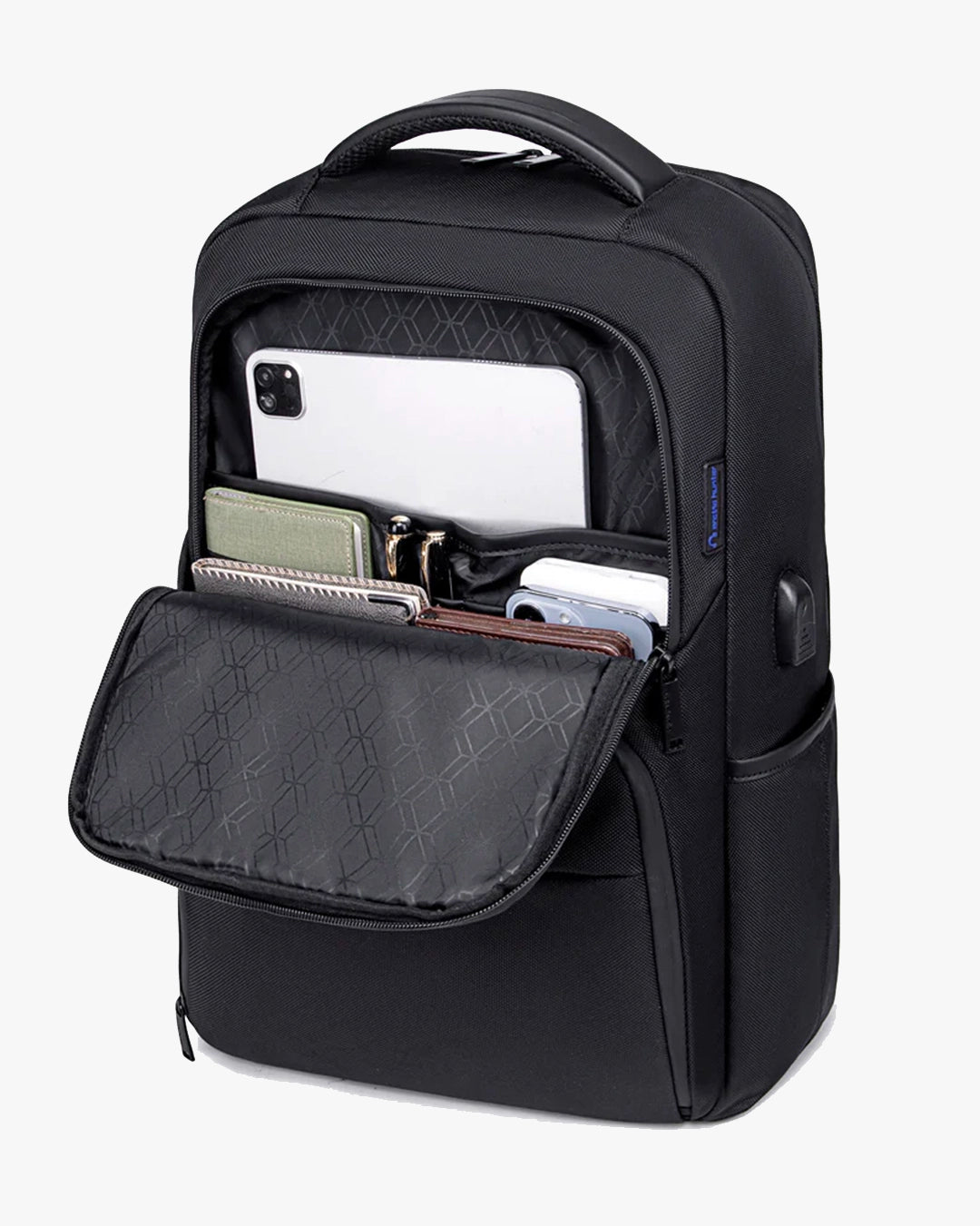 interior mochila raiden divisórias internas funcionais celular documentos chaveiro acessórios acesso rápido organização essencial sem excesso mochila executiva