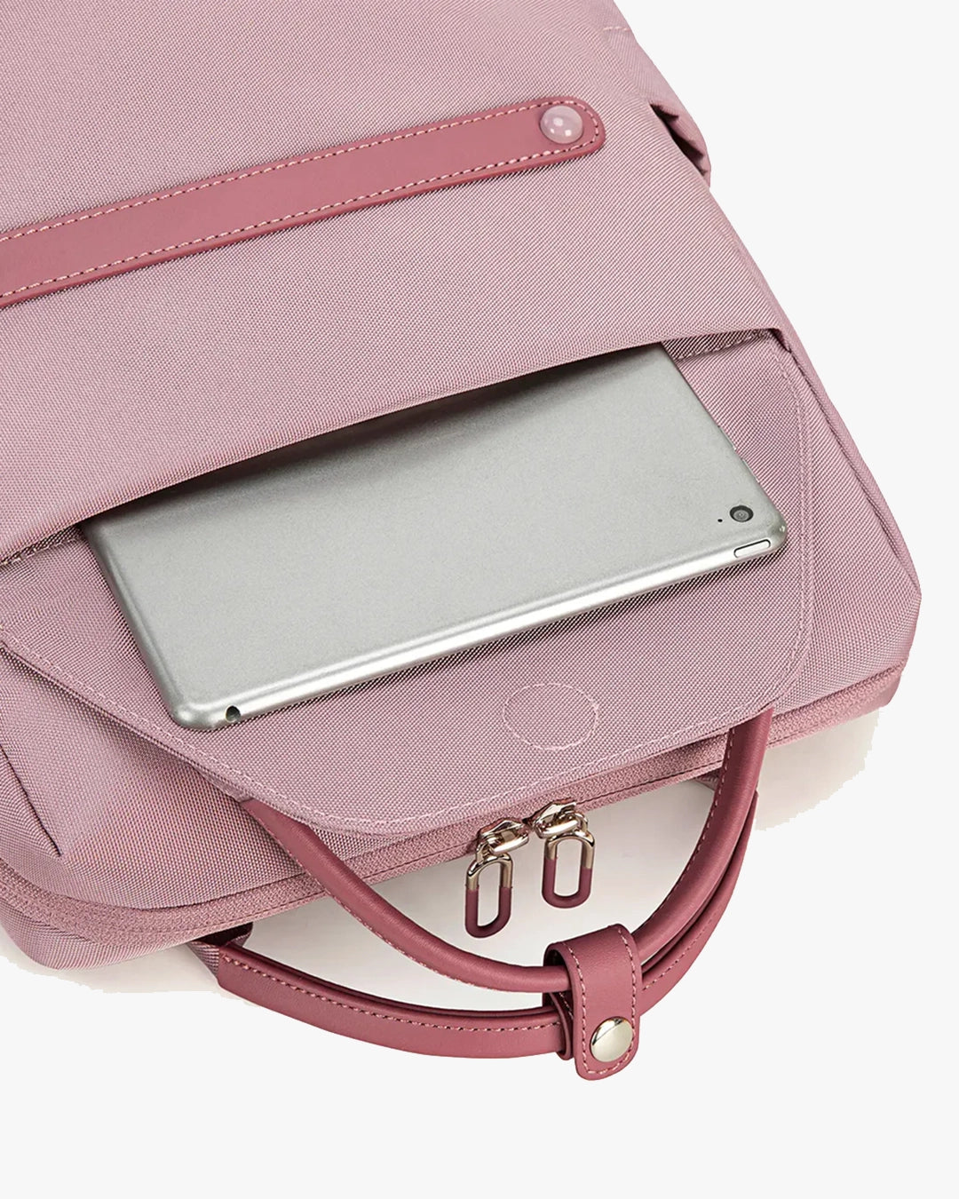 mochila ellena rosa ângulo design slim compacto 25 litros 0.7kg mochila pasta feminina notebook 15.6 tablet 12.1 leve