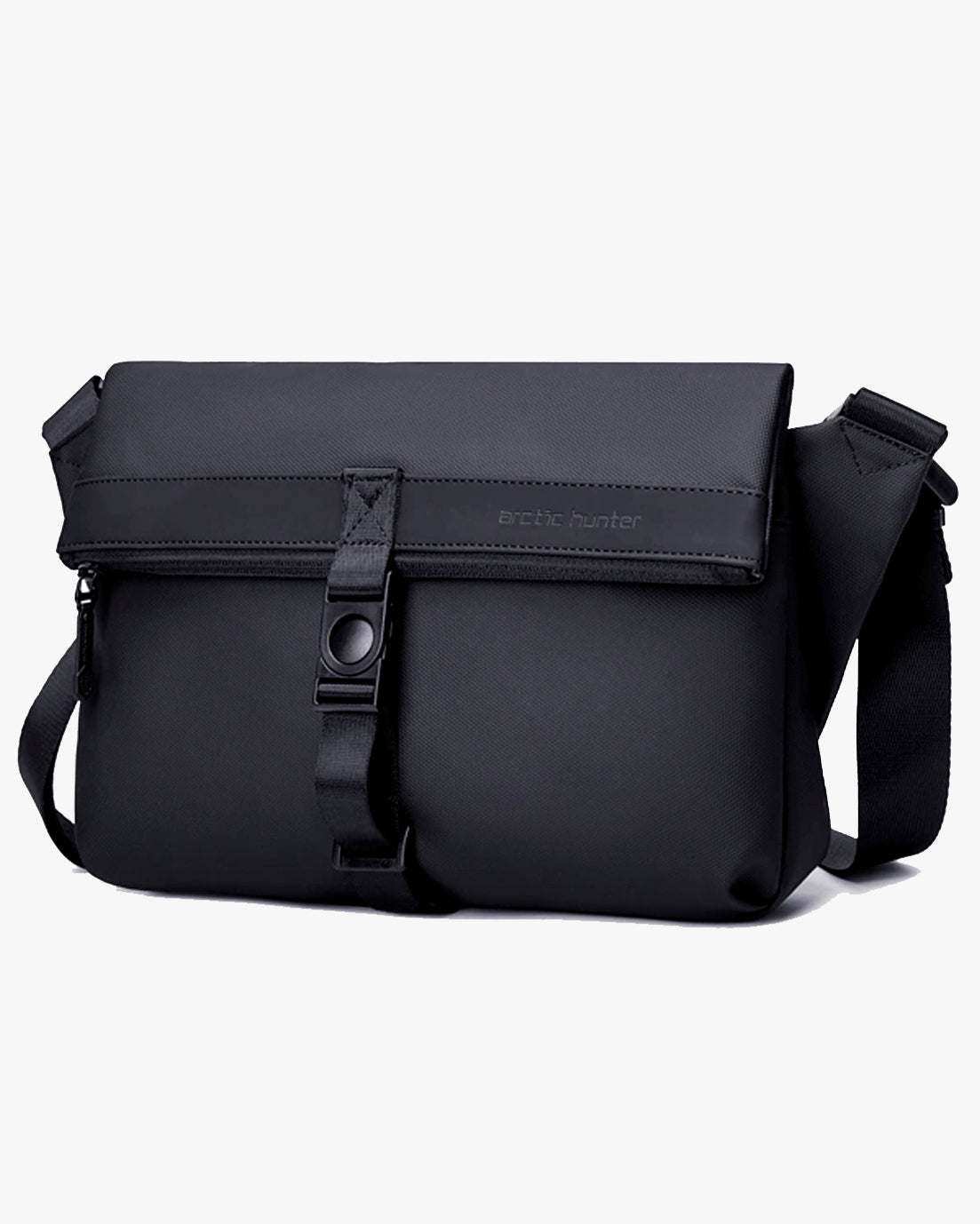 shoulder bag minimalista slim ultimate levatte preta 14 litros 0.6kg poliéster resistente antifurto oculto encaixe mala transversal masculina urbana leve discreta elegante linda qualidade