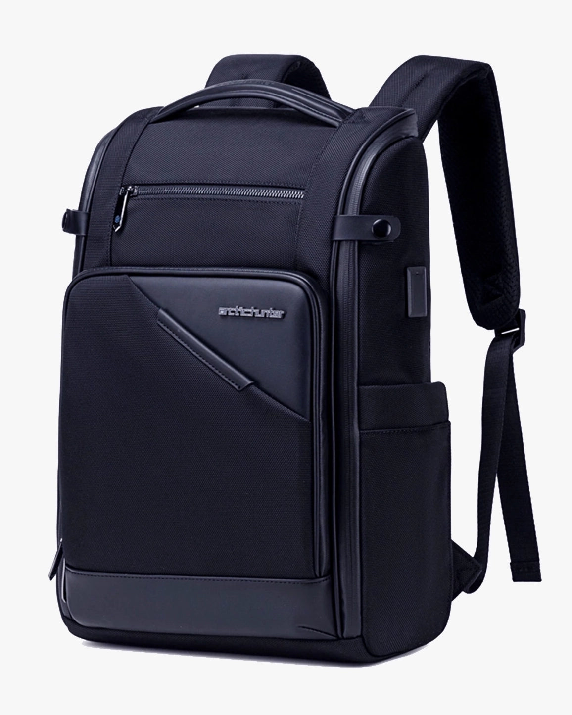 mochila executiva explorer levatte preta 35 litros poliéster 1680d notebook 15.6 usb 3 compartimentos zíper ykk trabalho viagem urbana masculina profissional