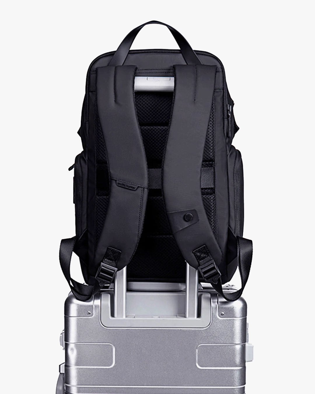travelstrap mochila urbanity acoplagem mala rodinhas aeroporto terminal viagem negócios mãos livres carry-on bagagem mão