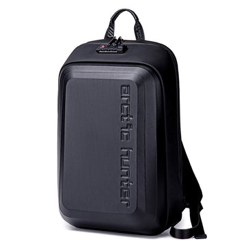 Mochila executiva preta semi-rígida Arc Pro Hunter com design moderno e estrutura reforçada – Levatte