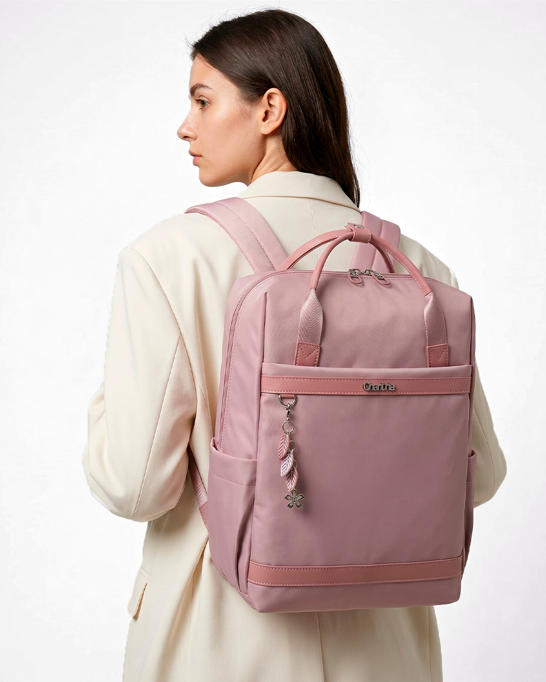 Mochila Para Notebook 15,6" Executiva Para Viagem Modelo Malena