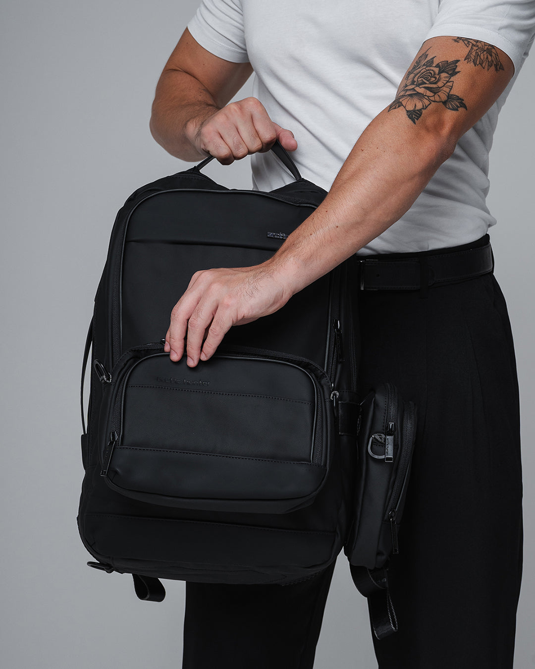 Mochila Para Notebook 15,6" 3 em 1 Executiva De Viagem Modelo Defender