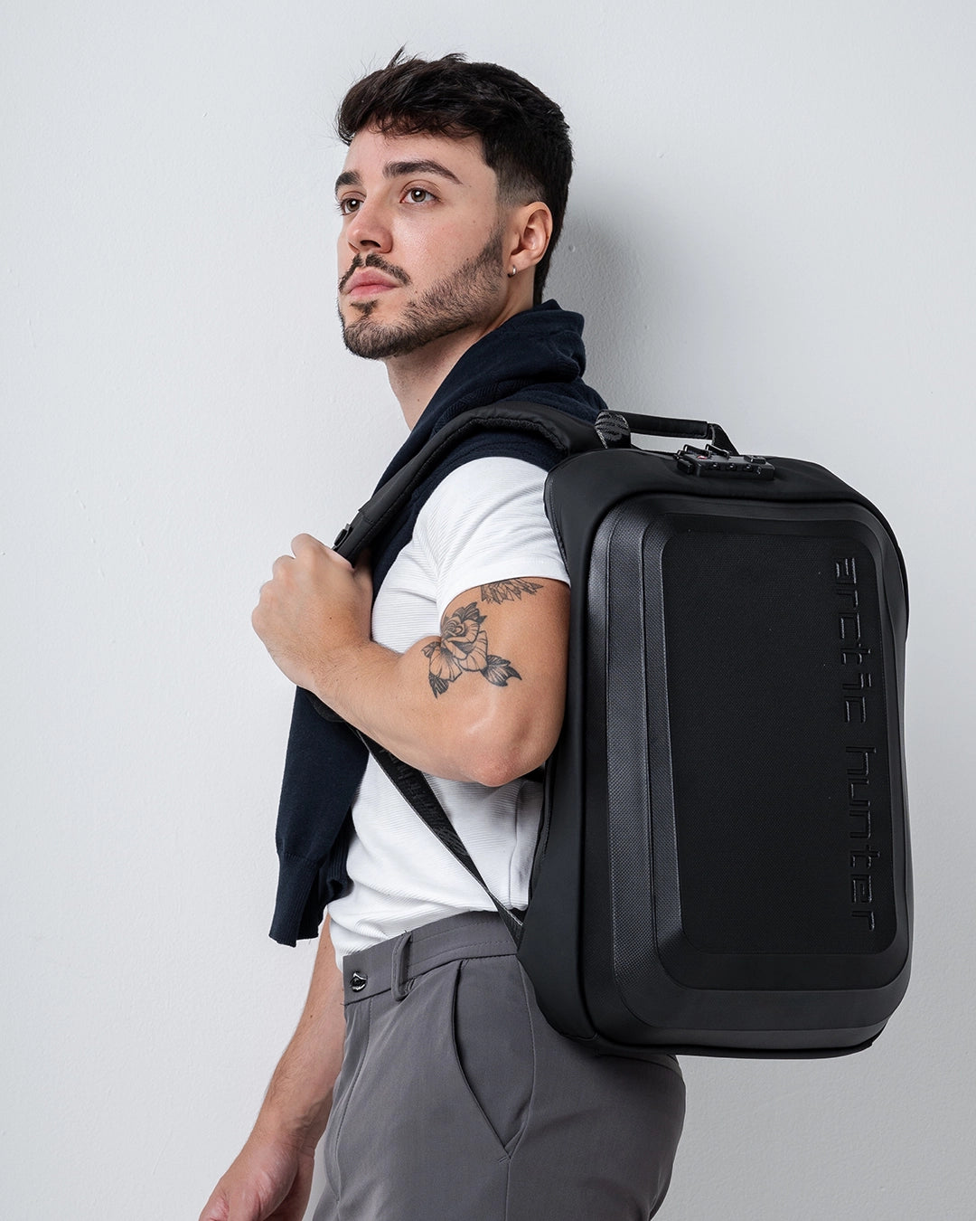 mochila pro hunter levatte lifestyle executivo masculino moderno trabalho viagem premium construída durar proteção real para rotinas intensas