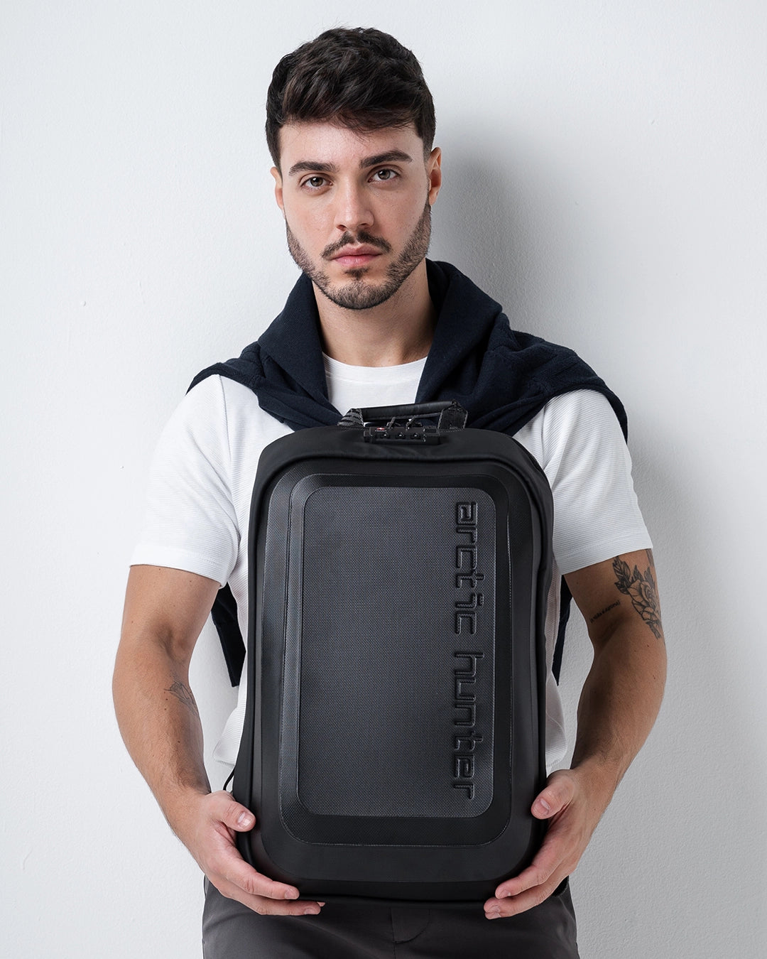 mochila pro hunter levatte lifestyle executivo masculino moderno trabalho viagem premium construída durar proteção real para rotinas intensas