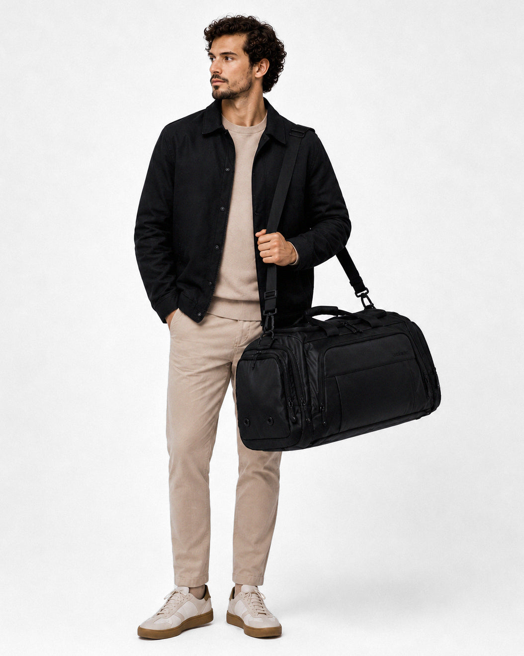 Mala de Mão 3 em 1 Bolsa de Viagem e Mochila Modelo Nomad