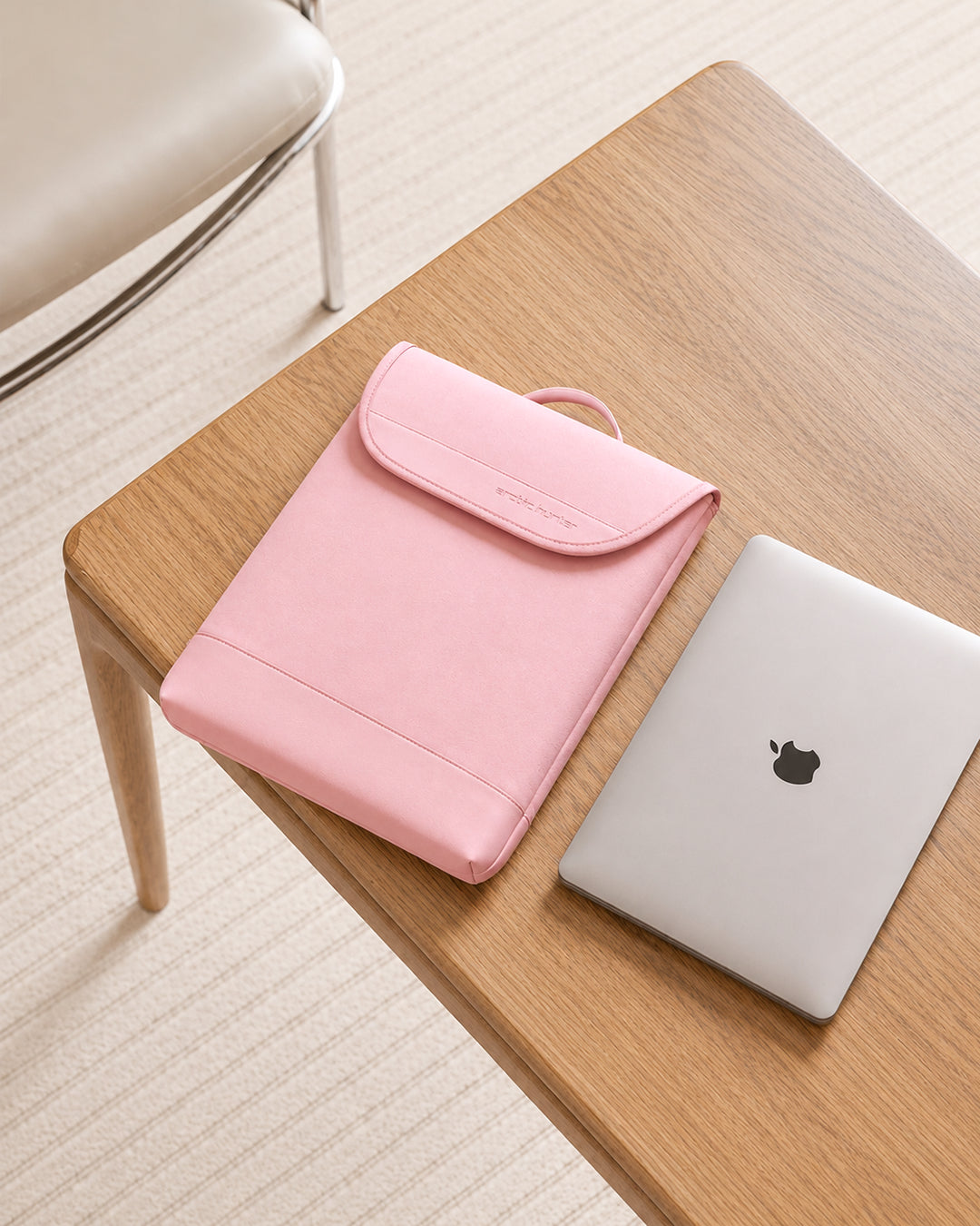 pasta executiva feminina notebook rosa uso diário escritório corporativo trabalho reunião negócios prestige levatte slim profissional