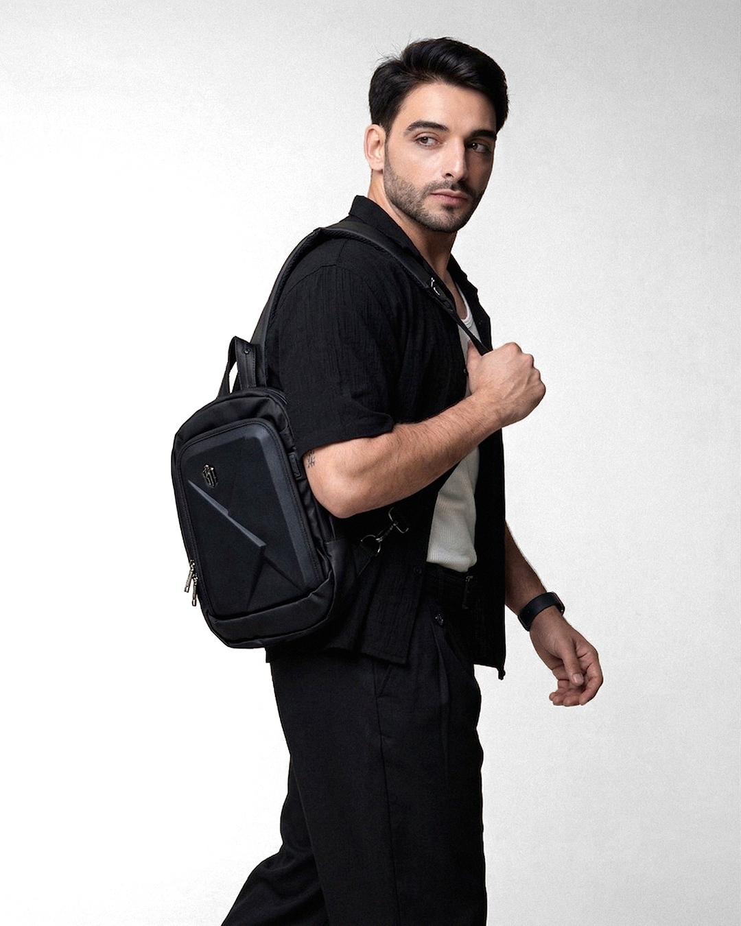 Bolsa Transversal Shoulder Bag Com Porta USB Modelo Venture Pro