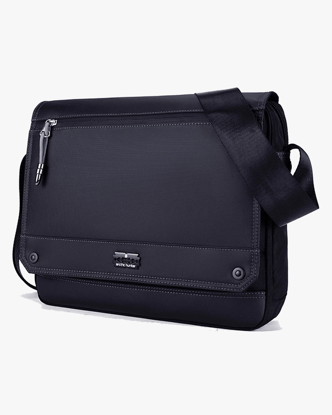 bolsa transversal executiva notebook 15.6 aspect levatte preta poliéster 1680d 3 compartimentos zíper ykk 0.9kg leve negócios trabalho reunião