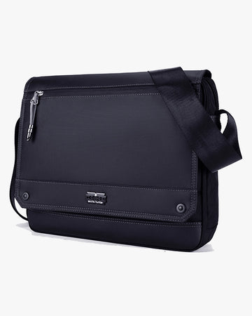 bolsa transversal executiva notebook 15.6 aspect levatte preta poliéster 1680d 3 compartimentos zíper ykk 0.9kg leve negócios trabalho reunião