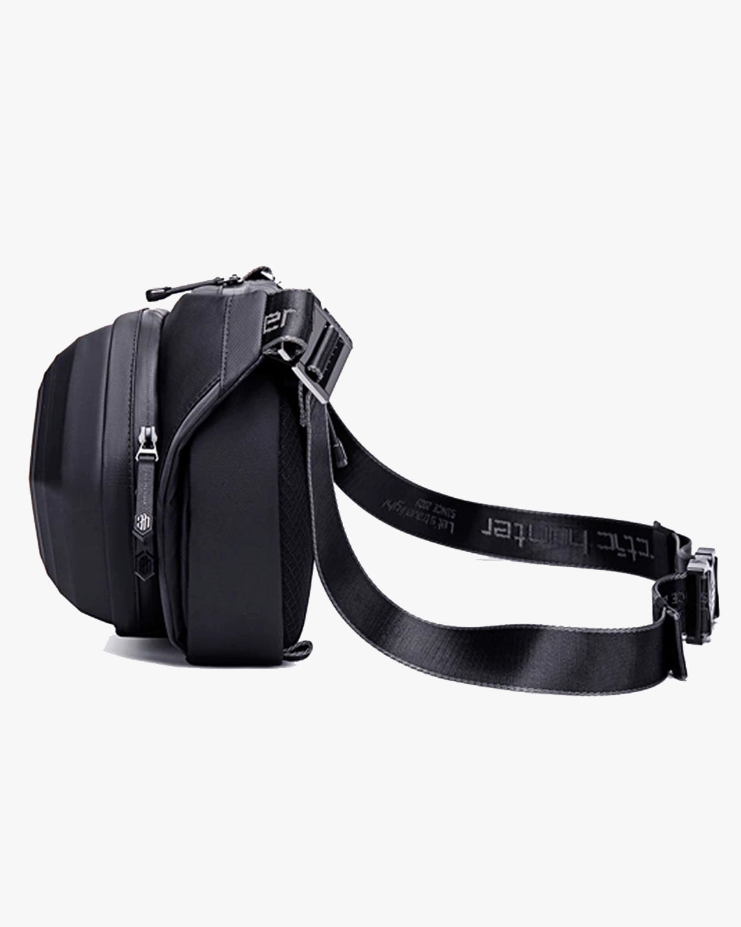 shoulder bag edge preta ângulo eva rígido frente angular blindada absorve impacto mantém forma bolsa transversal masculina urbana premium