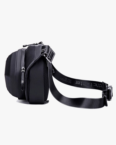 shoulder bag edge preta ângulo eva rígido frente angular blindada absorve impacto mantém forma bolsa transversal masculina urbana premium