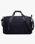 mala bolsa viagem 3 em 1 expansível fenix levatte preta 40 litros poliéster 1680d hydroshield notebook 15.6 abertura 180 bagagem mão bonita espaçosa academia