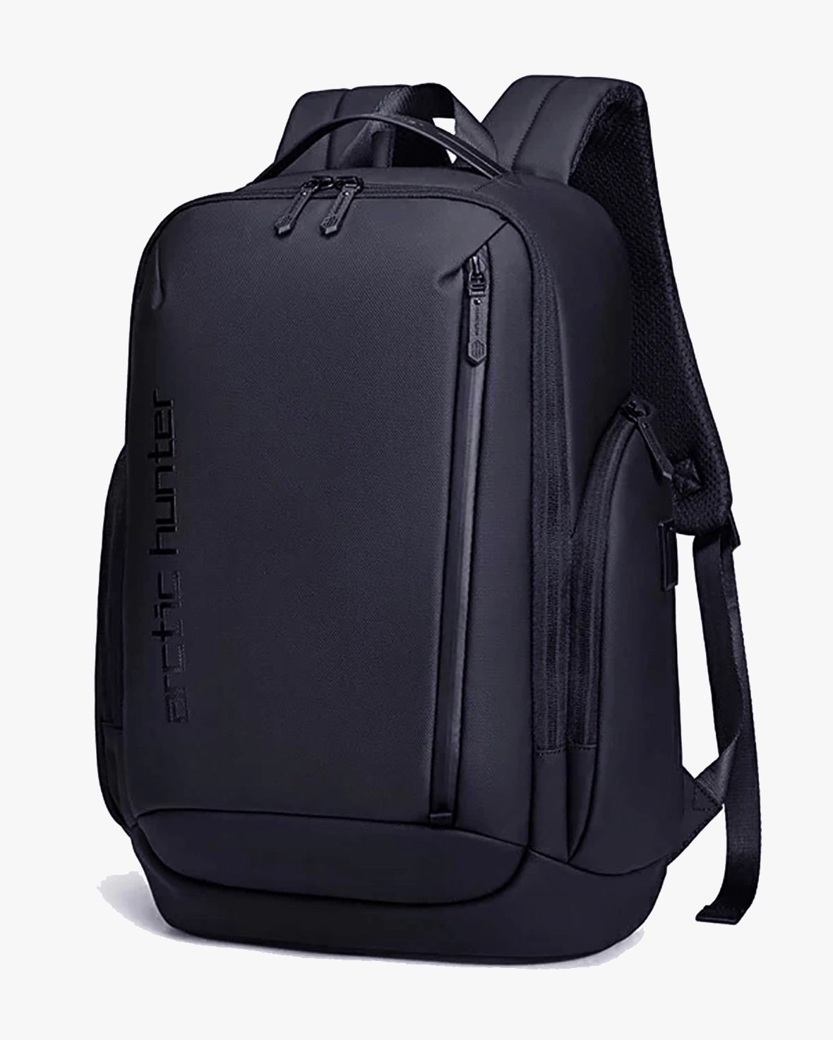 mochila executiva premium gran turismo levatte preta 35 litros notebook 15.6 usb 4 compartimentos poliéster 1680d impermeável trabalho viagem masculina robusta