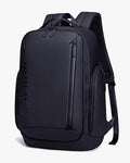 mochila executiva premium gran turismo levatte preta 35 litros notebook 15.6 usb 4 compartimentos poliéster 1680d impermeável trabalho viagem masculina robusta