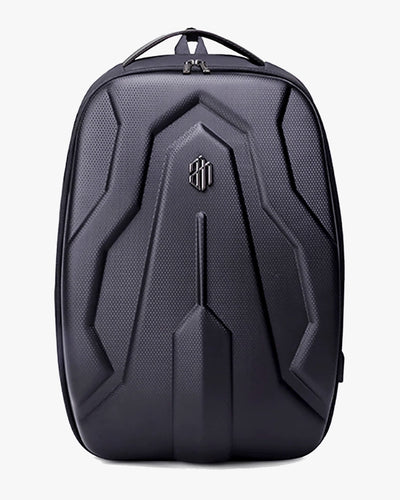 mochila executiva semi-rígida guardian levatte preta notebook 15.6 usb antifurto zíper ykk impermeável anti-riscos estrutura mantém forma mesmo vazia design moderno resistente masculina