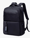 mochila executiva compacta notebook 14.1 patchmac levatte preta macbook air pro dell xps lenovo thinkpad vários bolsos acabamento premium masculina trabalho faculdade