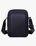 shoulder bag robusta raptor levatte preta poliéster 1680d fecho metálico buckle clip couro sintético bolsa transversal masculina premium urbana