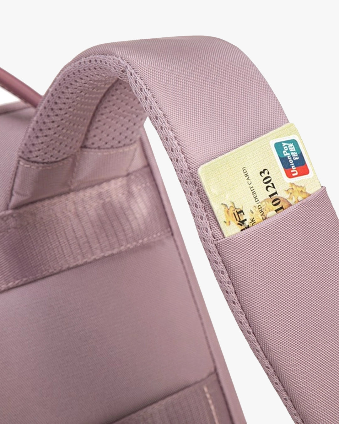 porta-cartão integrado alça ombro mochila ellena cartão transporte crachá acesso rápido catraca aeroporto mochila feminina prática