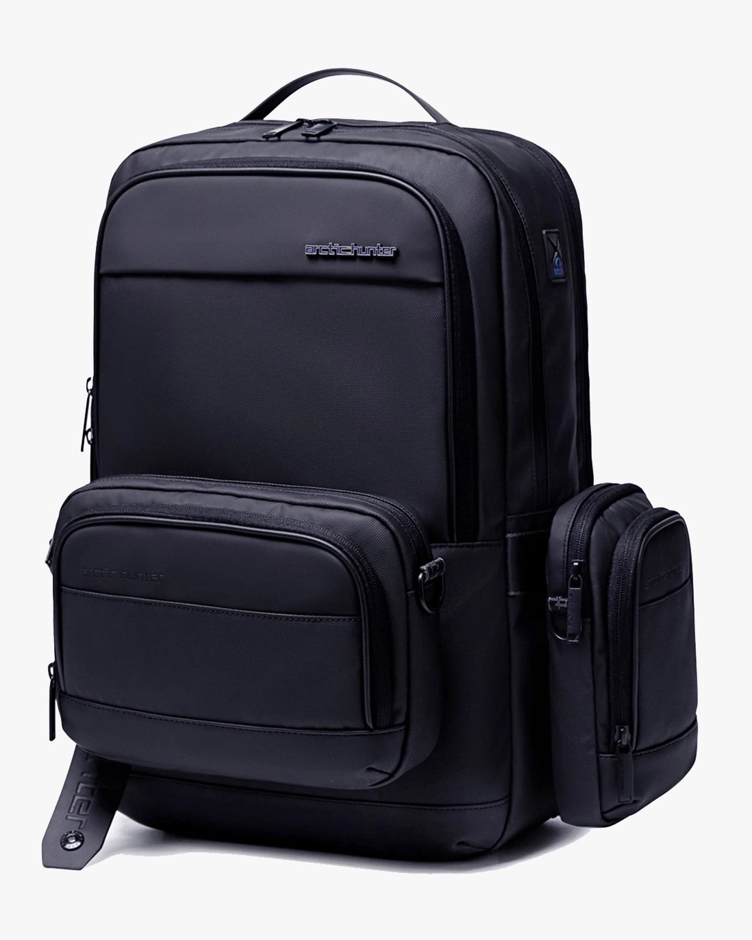 mochila executiva 3 em 1 defender levatte preta 30 litros poliéster 1680d notebook 15.6 2 shoulder bags inclusas antifurto trabalho viagem masculina qualidade premium sistema modular exclusivo