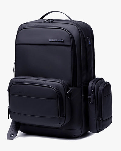 mochila executiva 3 em 1 defender levatte preta 30 litros poliéster 1680d notebook 15.6 2 shoulder bags inclusas antifurto trabalho viagem masculina qualidade premium sistema modular exclusivo