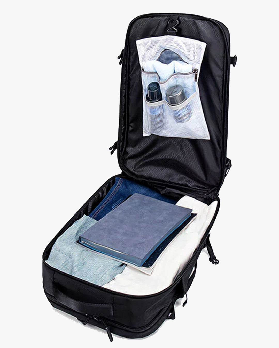 expansão pack-r sistema expansível volume ampliado capacidade aumentada roupas extras viagem longa mais itens sem despachar aeroporto companhias aéreas