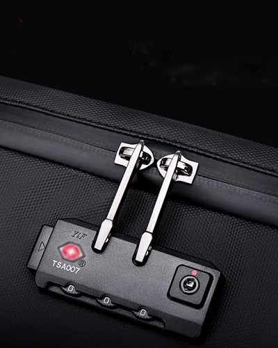 trava tsa007 certificada 3 dígitos pro hunter aeroportos internacionais senha pessoal ninguém abre sem autorização proteção máxima mochila executiva segura