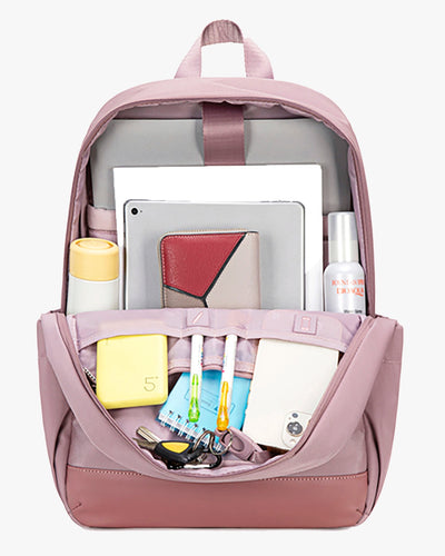 organização interna mochila serena celular canetas carteira cosméticos chaves compartimentos inteligentes mochila feminina multifuncional organizada completa