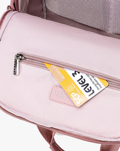 bolsos laterais garrafa guarda-chuva bolso superior celular mochila veneza organização completa acessórios femininos praticidade