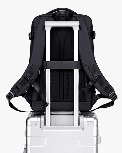 mochila air vacuum uso viagem aeroporto executivo nômade digital business travel carry-on sem taxa bagagem despachada