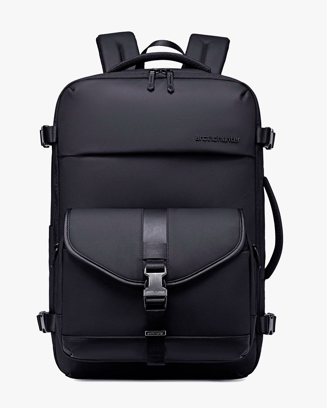 mochila executiva 3 em 1 xtreme levatte notebook 15.6 preta expansível impermeável mochila trabalho viagem urbana masculina corporativa mochila profissional resistente