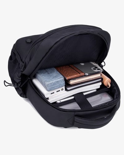 interior mochila space 3 compartimentos divisórias celular canetas documentos chaveiro integrado organização completa mochila executiva tudo lugar certo