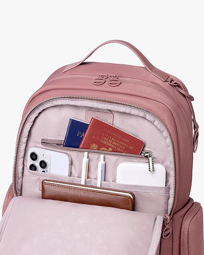 painel organizador smartfit ravena celular passaporte carteira canetas carregador mochila feminina organização completa acesso rápido