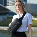 shoulder bag transversal impermeável planner levatte preta 7 litros 0.6kg poliéster resistente bolsa crossbody tiracolo discreta profissional trabalho