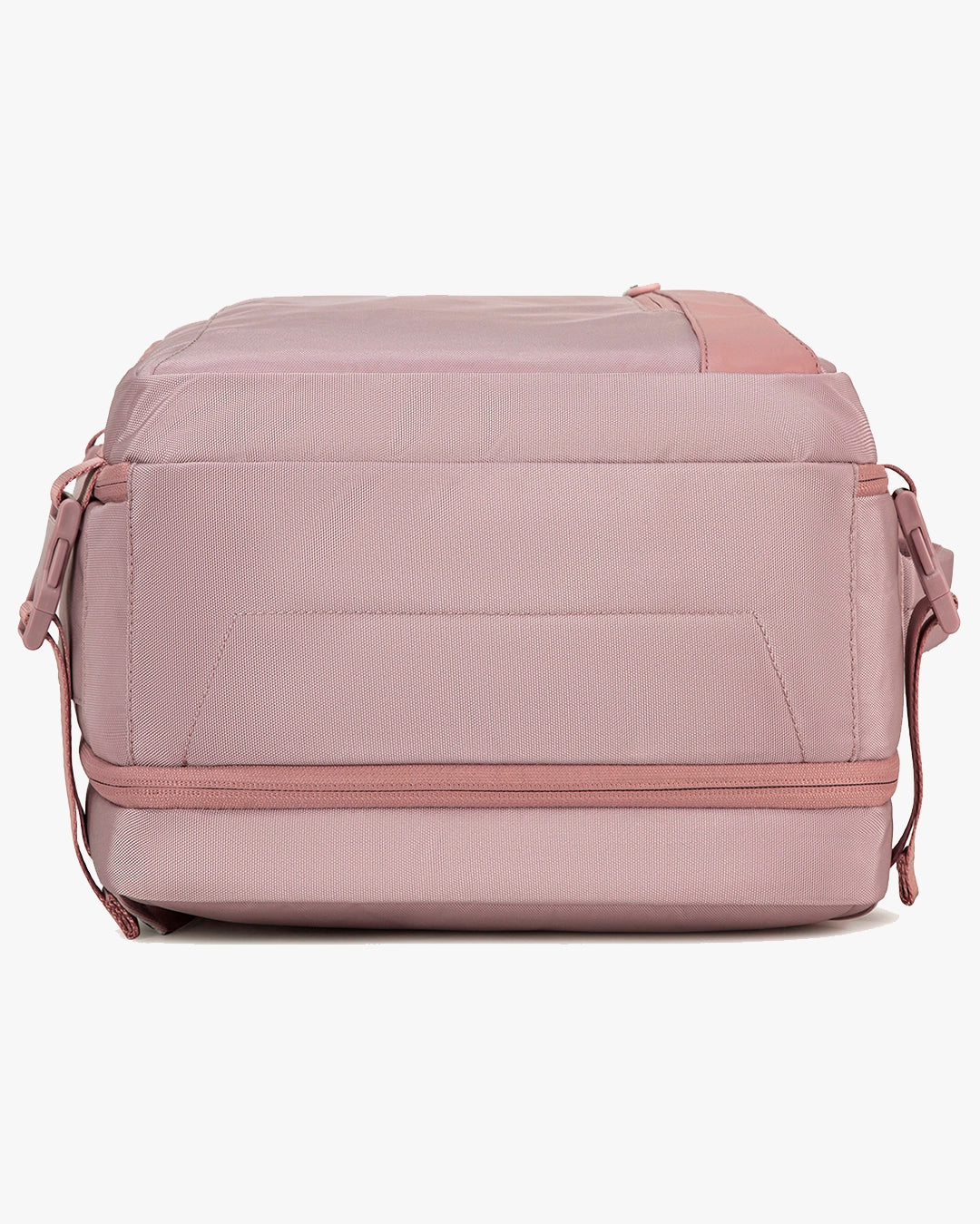 bolso lateral elástico garrafa guarda-chuva mochila bella acesso sem tirar costas mochila feminina prática dia a dia