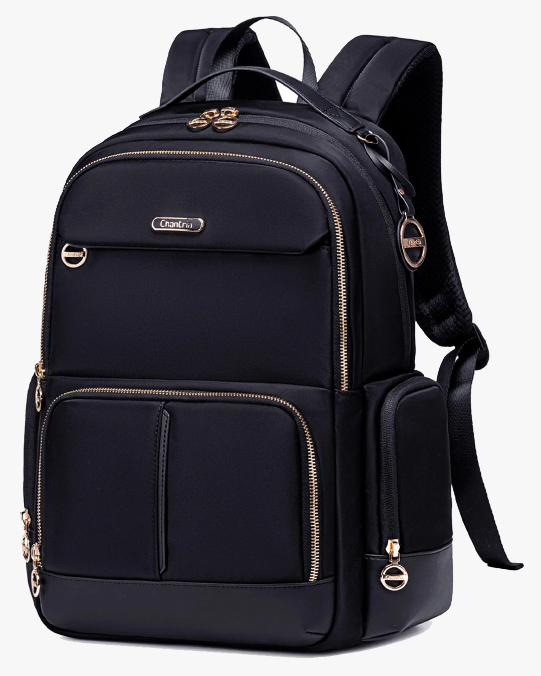 mochila ravena preta executiva feminina premium notebook 15.6 antifurto 30 litros neosoft touch anti-riscos elegante