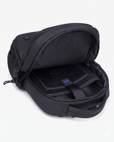 interior mochila space 3 compartimentos divisórias celular canetas documentos chaveiro integrado organização completa mochila executiva tudo lugar certo