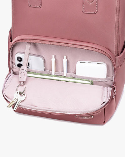 chaveiro integrado mochila veneza chaves organizadas acesso imediato mochila feminina prática funcional detalhe inteligente