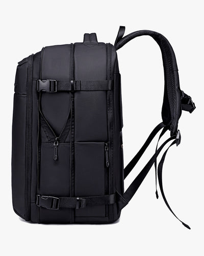 mochila air vacuum lateral expansível vácuo tecido à prova d'água zíper YKK mochila viagem executiva leve confortável resistente durável