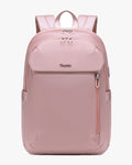 mochila feminina slim diva levatte rosa notebook 15.6 usb usb-c integrado 25 litros impermeável leve elegante trabalho faculdade mochila mulher moderna