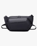 shoulder bag semi-rígida eva angular edge levatte preta 12 litros 0.7kg oxford impermeável antifurto traseiro escudo urbano masculina crossbody transversal minimalista premium