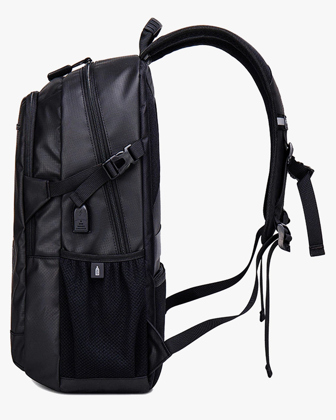 mochila hybrid preta ângulo 37 litros poliéster resistente mochila executiva masculina urbana notebook 15.6 corporativa