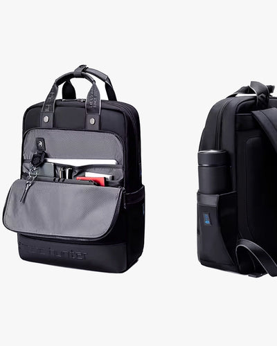 interior mochila unique super bem dividida muitos bolsos internos notebook 15.6 tablet 12.1 acessórios porta-canetas chaveiro integrado surpreendente espaçosa