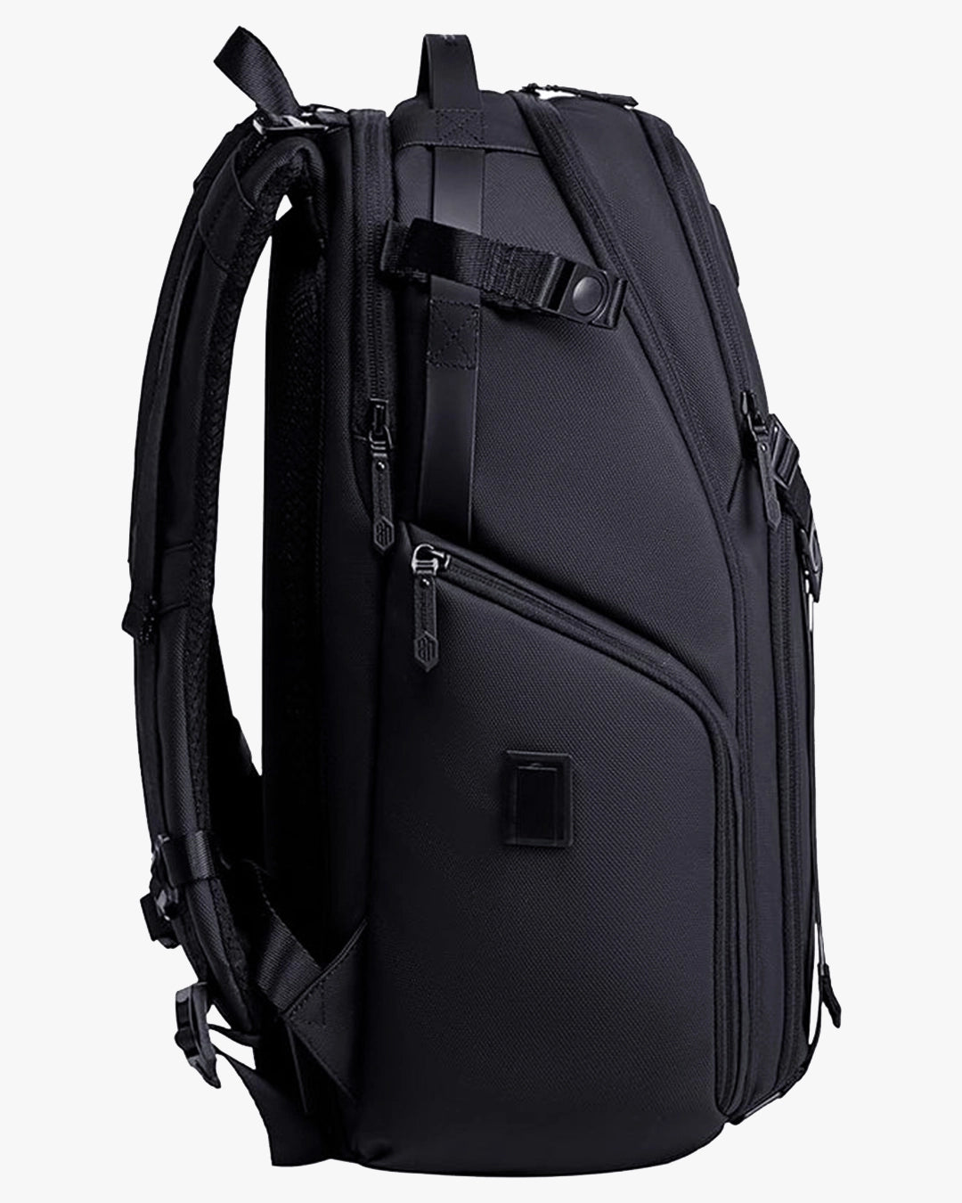 mochila photographer x lateral preta 50x33x20cm 2.7kg poliéster 1680d hydroshield pro impermeável mochila fotográfica profissional resistente durável