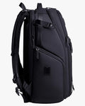 mochila photographer x lateral preta 50x33x20cm 2.7kg poliéster 1680d hydroshield pro impermeável mochila fotográfica profissional resistente durável