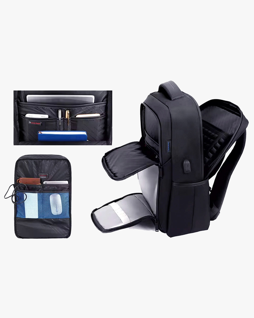 interior mochila raiden divisórias internas funcionais celular documentos chaveiro acessórios acesso rápido organização essencial sem excesso mochila executiva